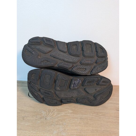 Hoka One One M Bondi 7 Mens Sz 11 4E Sneakers Black Mesh Rocker 1110518 BBLC - Picture 10 of 11